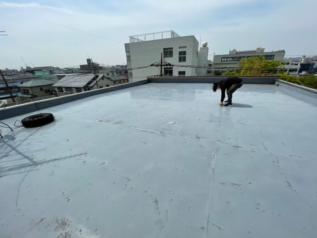 アパート・雨漏り対策ウレタン防水工事