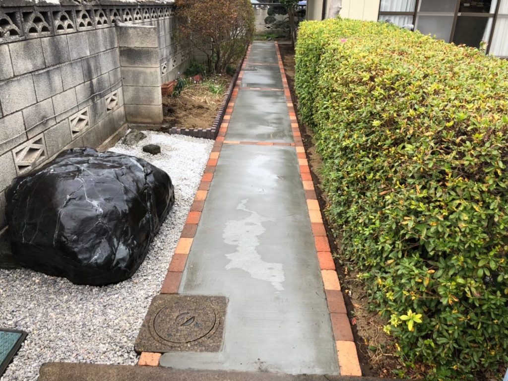 アプローチ外構工事