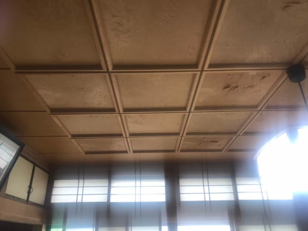 和室格天井張替え工事