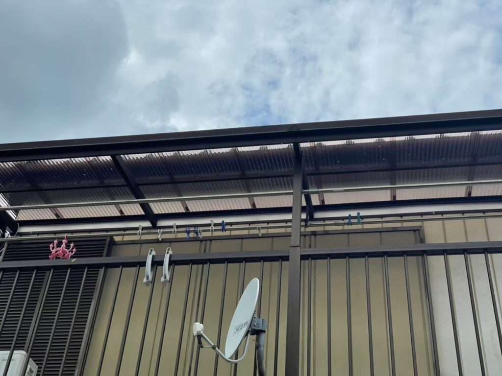 戸建て・ポリカーボネート波板交換工事画像