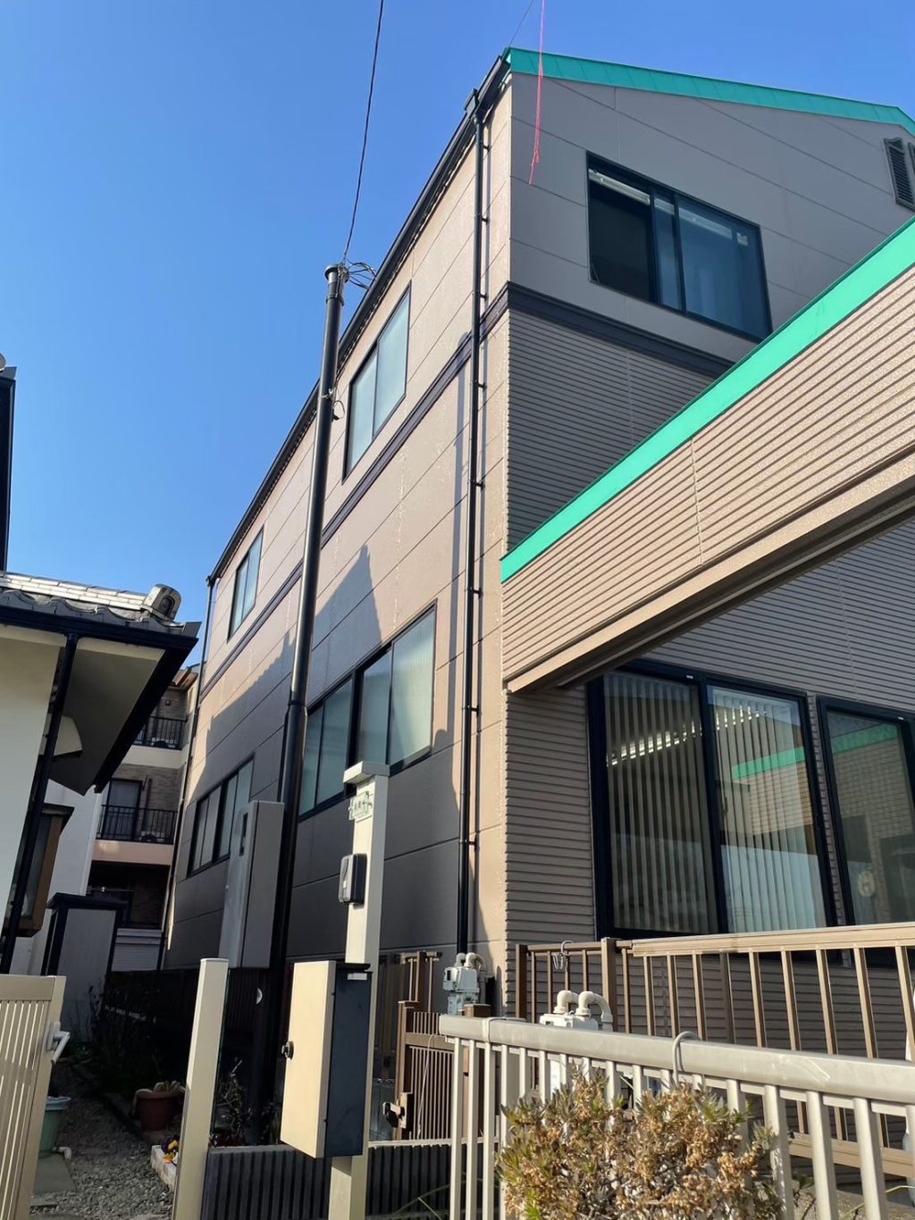 縦樋交換工事・火災保険画像