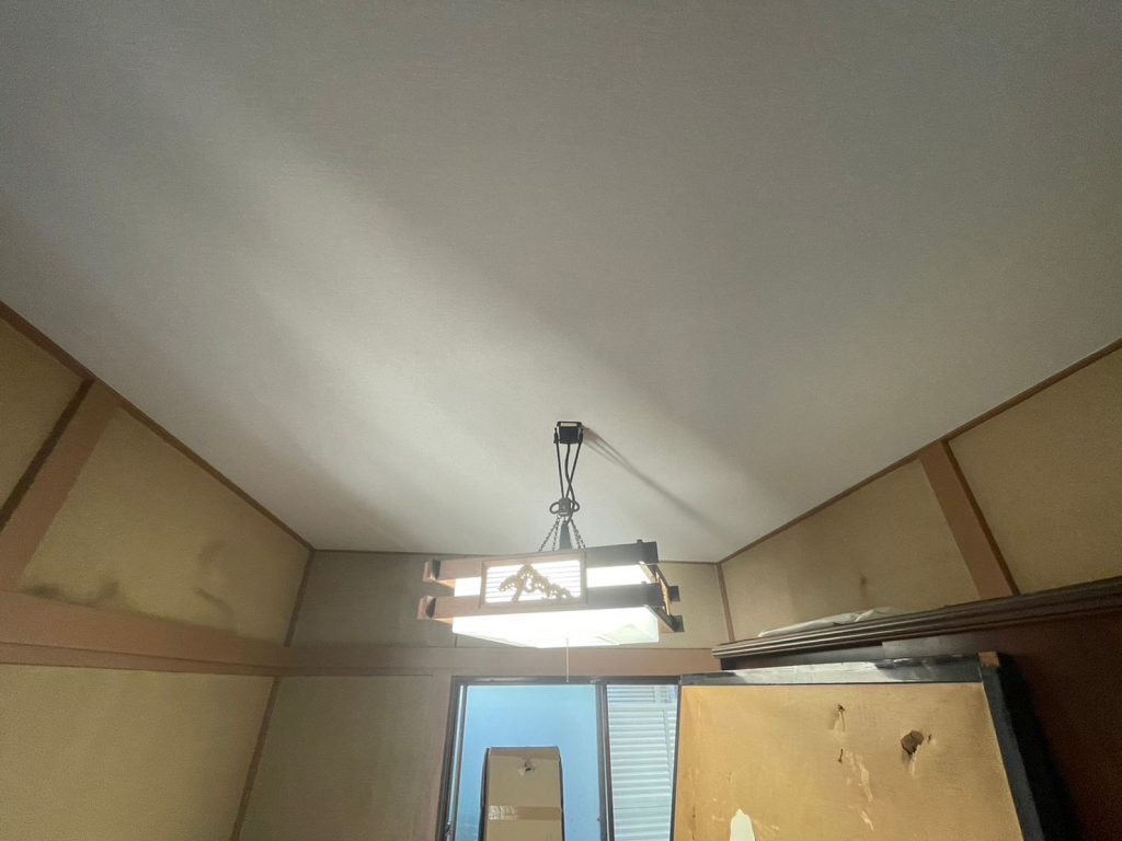 防鼠工事　内装　天井張替え工事画像