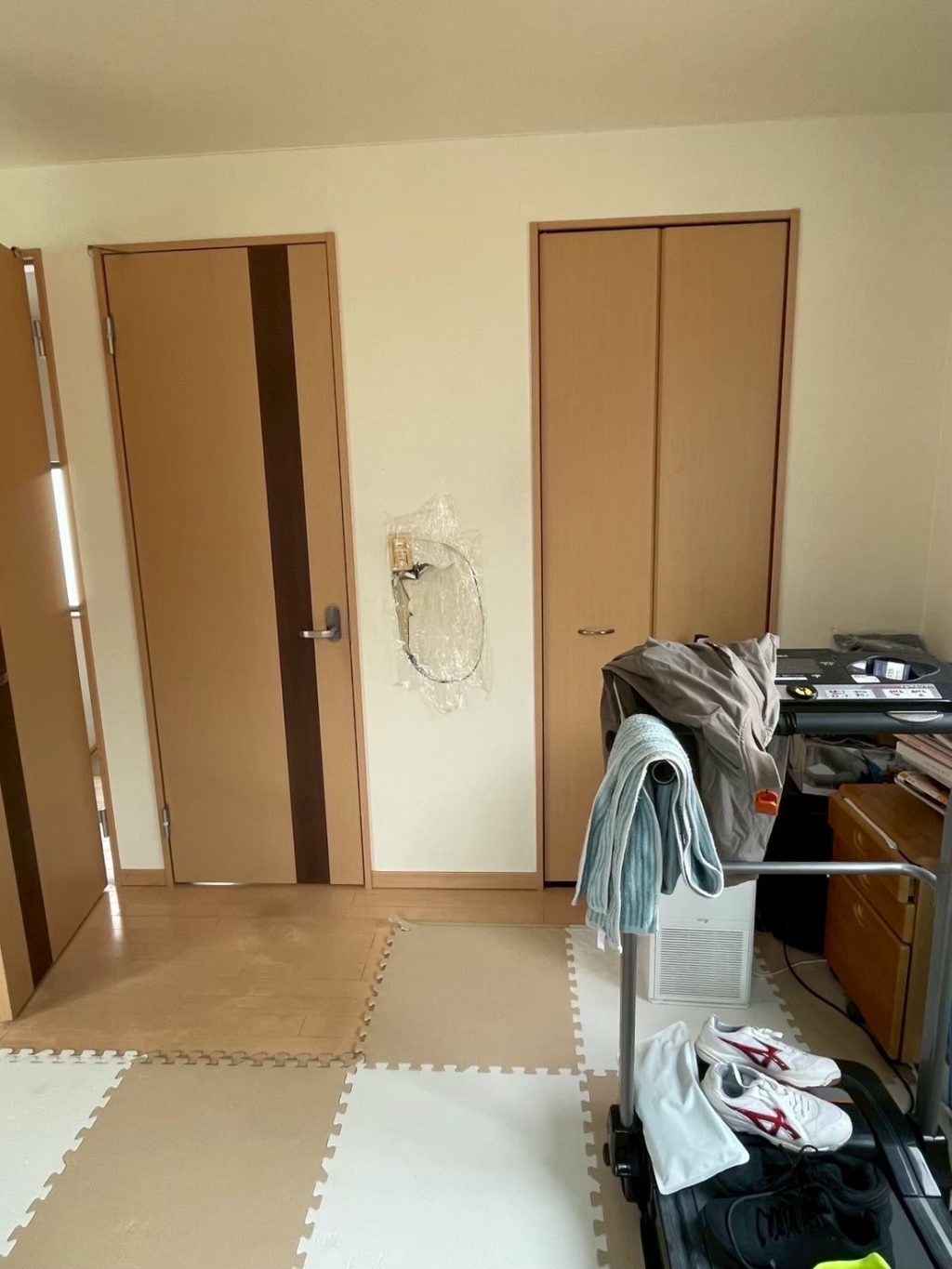 火災保険適用にて壁修理工事